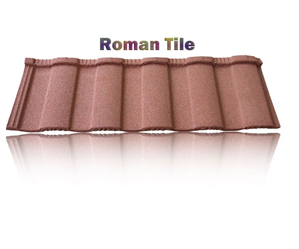 Металлочерепица с керамическим покрытием Roman Tile